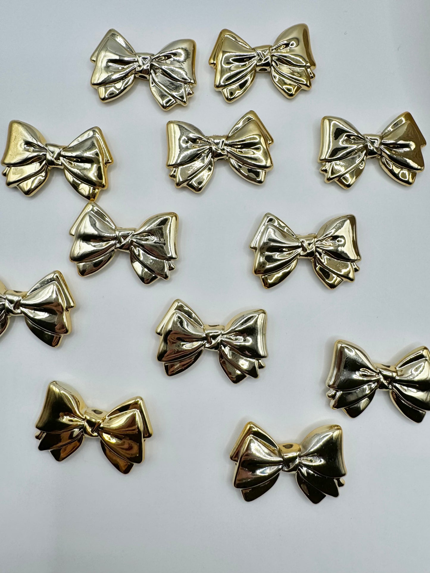 Gold Bow Bead