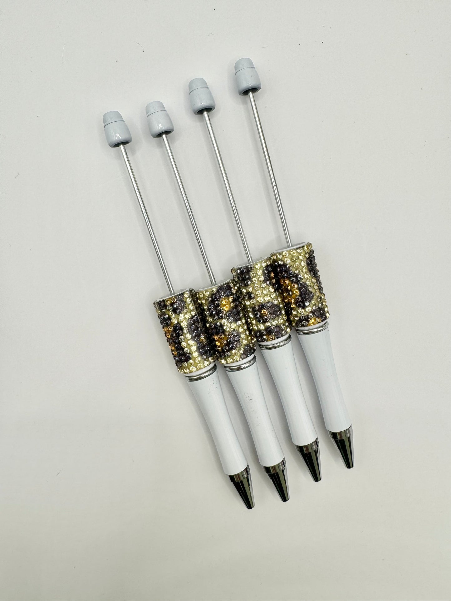 Brown Leopard Bling DIY Pen