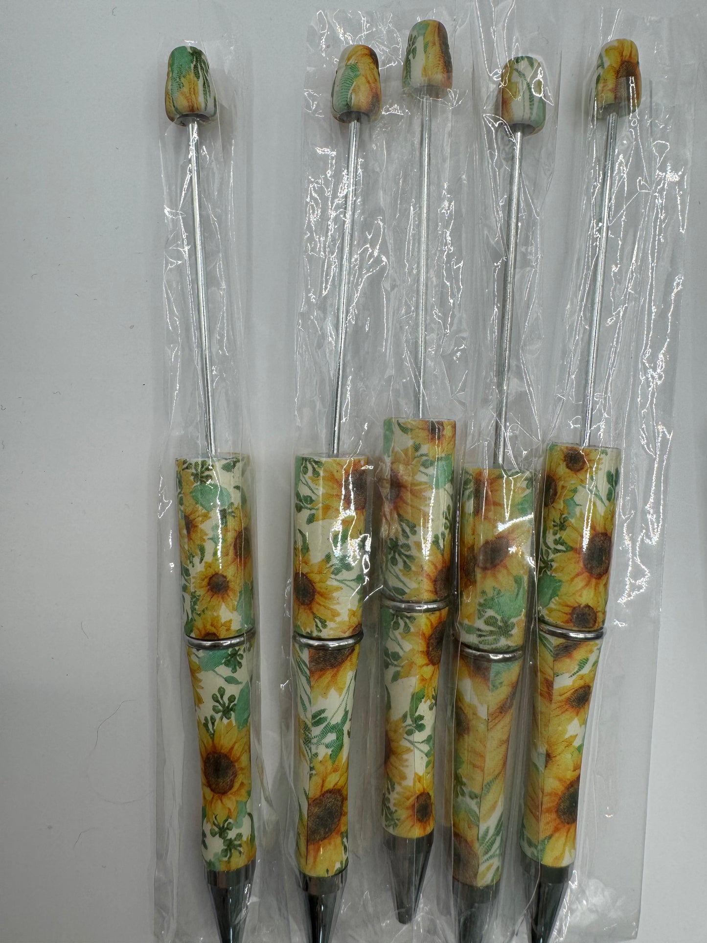 Pack of 5 Sunflower DIY Pens