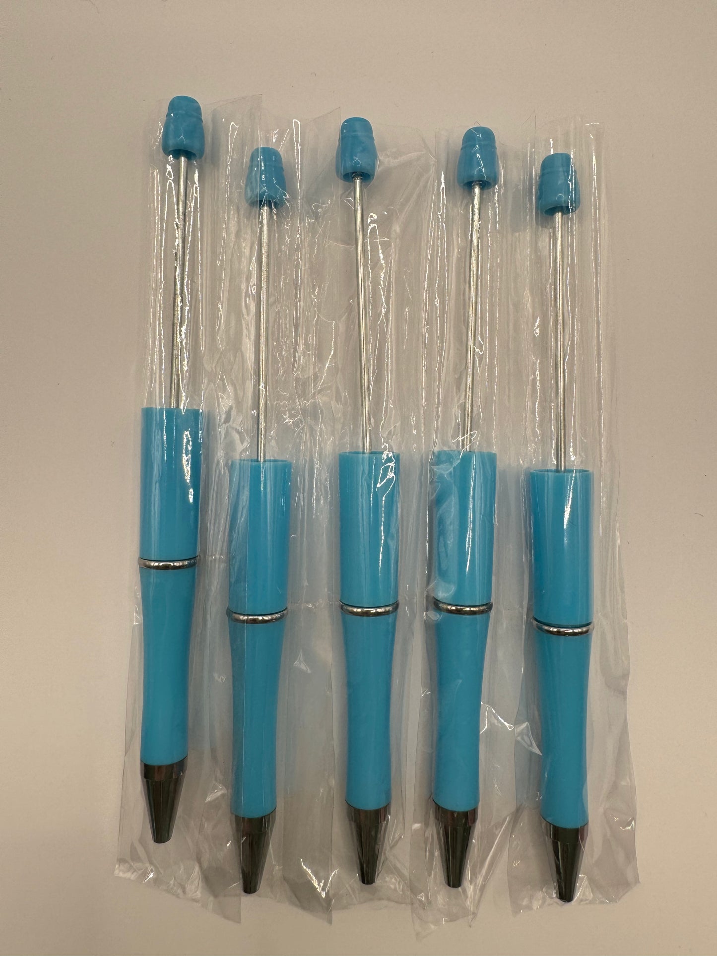 Pack of 5 Light Blue Pens
