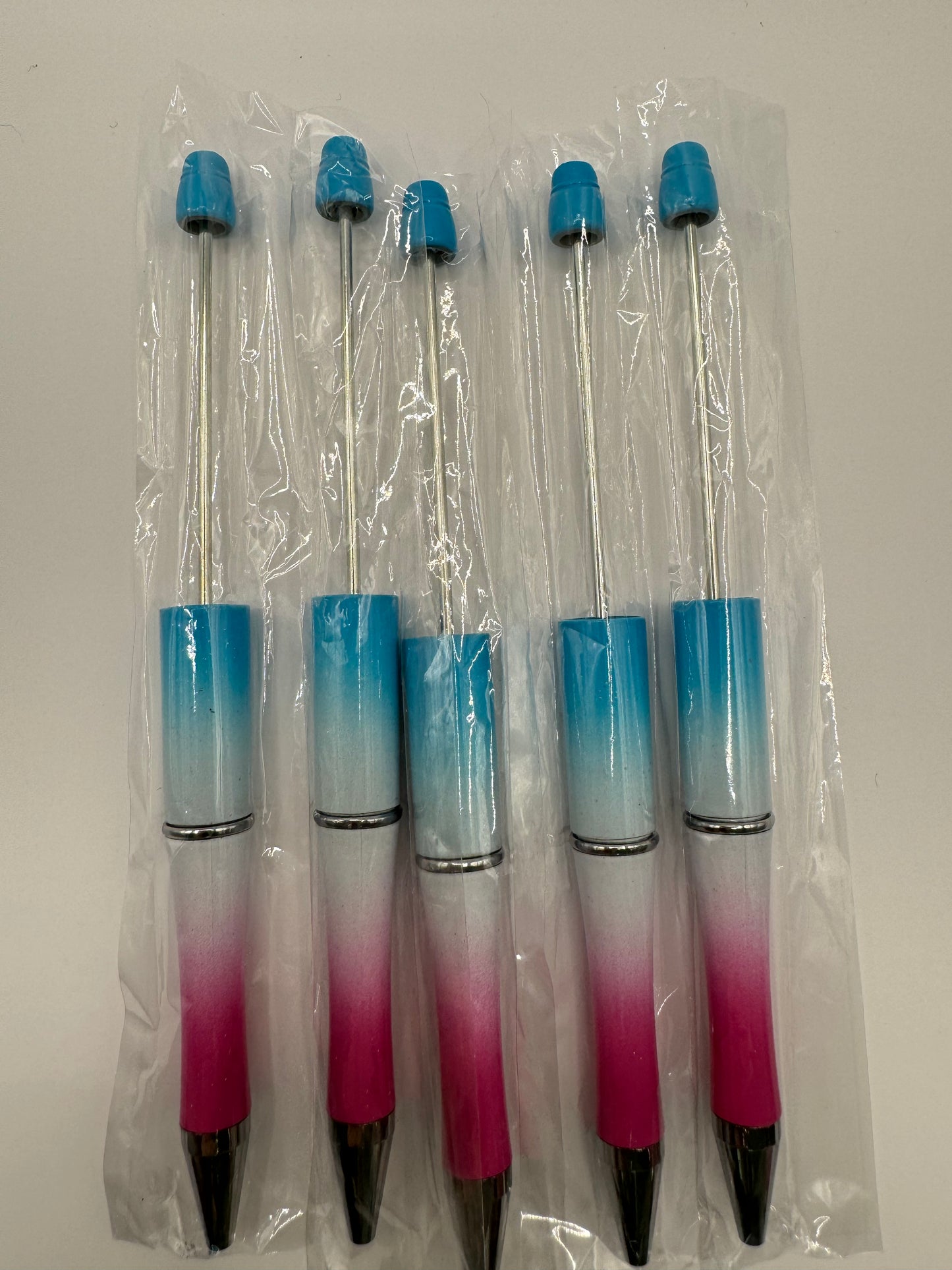 Pack of 5 Blue to Pink Ombré DIY Pens