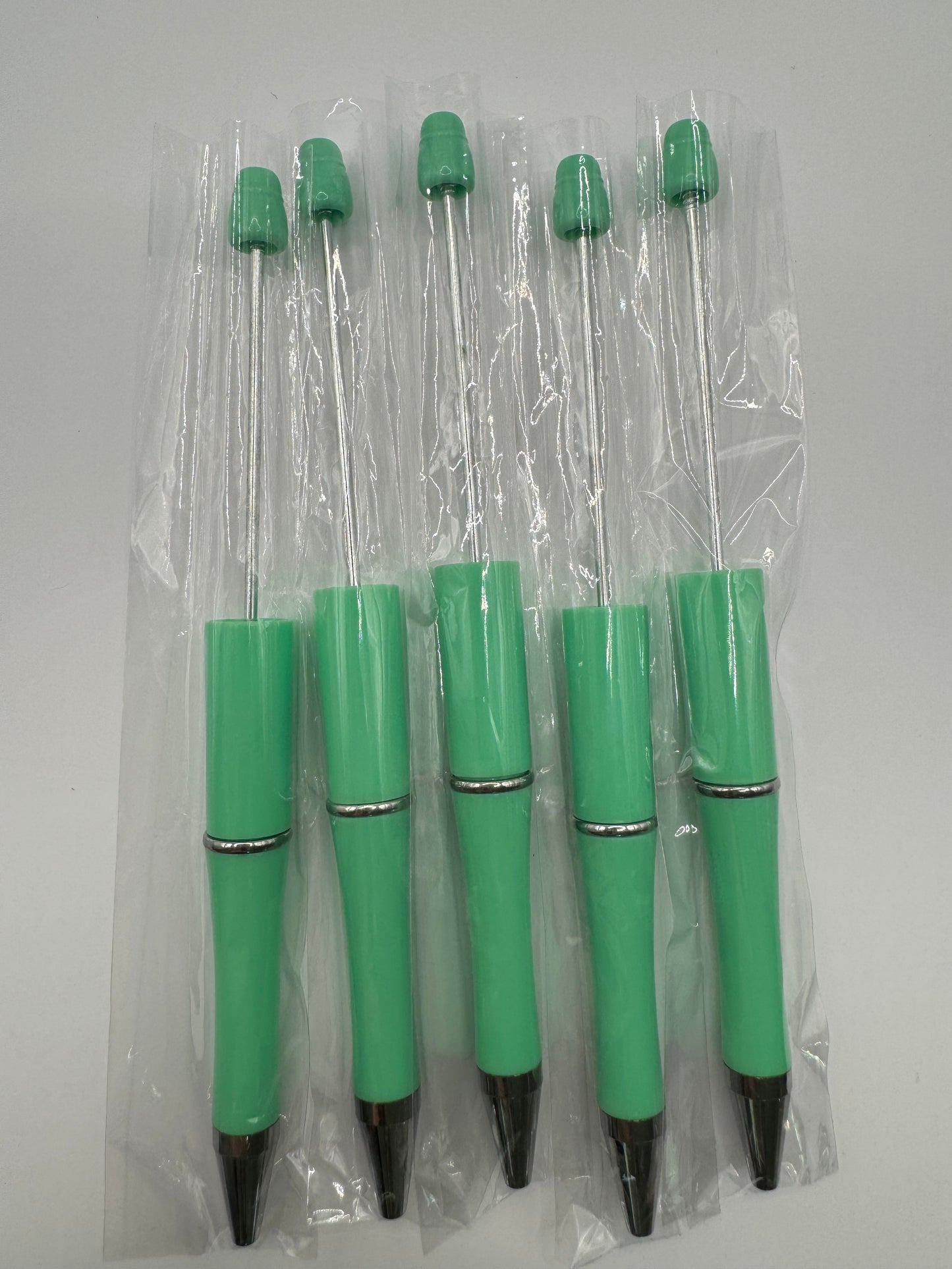 Pack of 5 Pastel Green DIY Pens