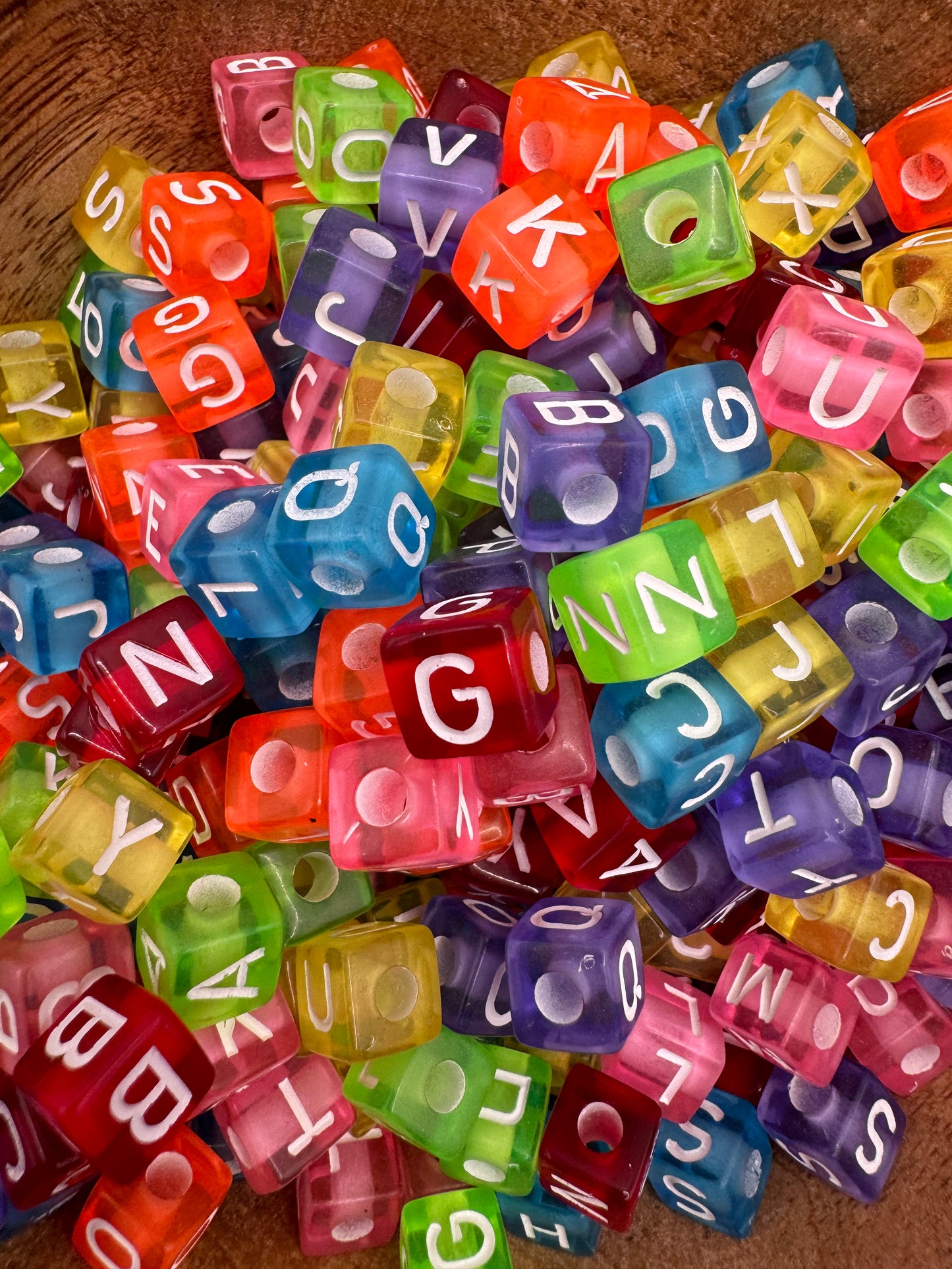 Mix Color Letter Beads