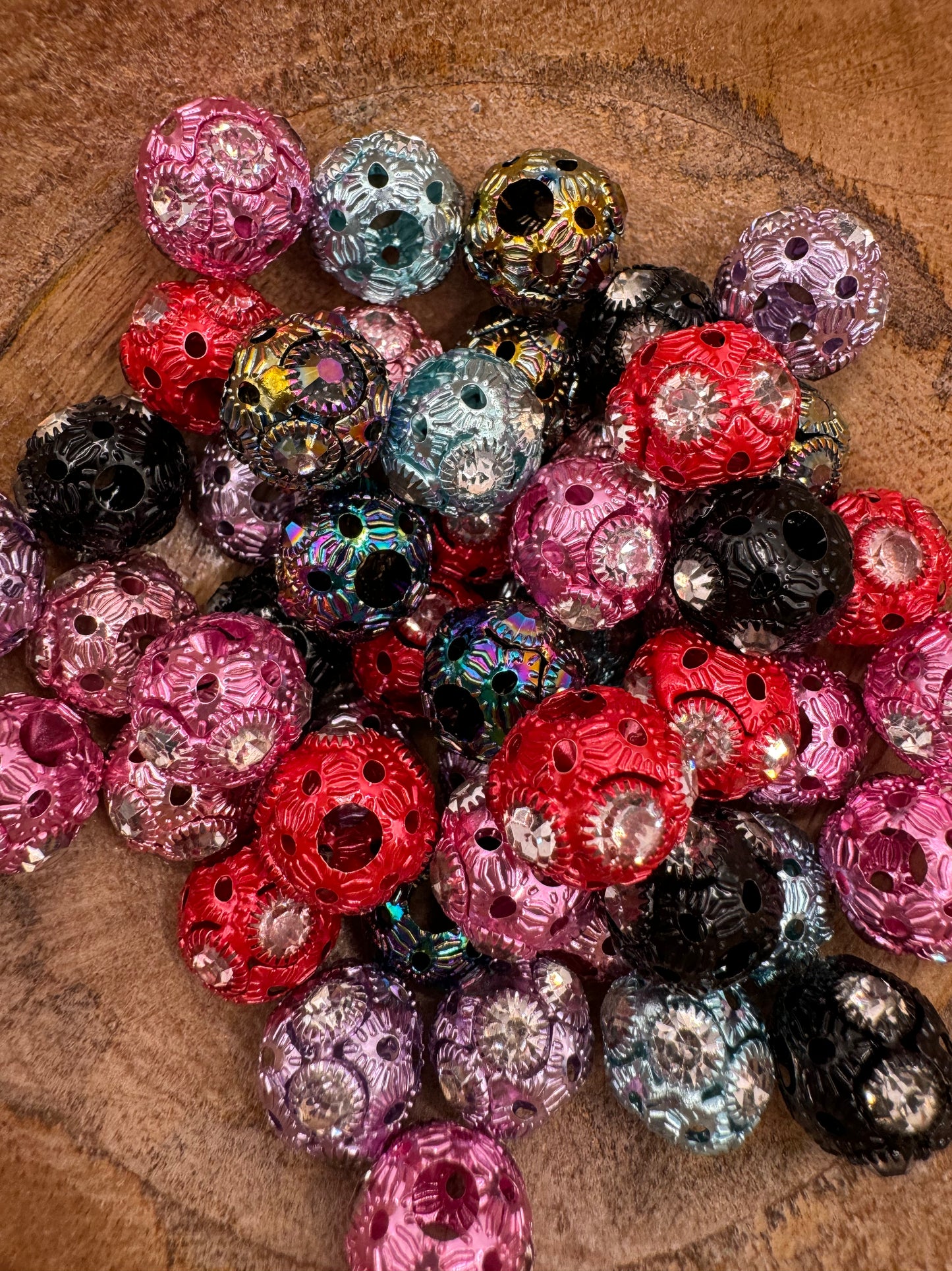 Mix Color Rhinestone Spacers