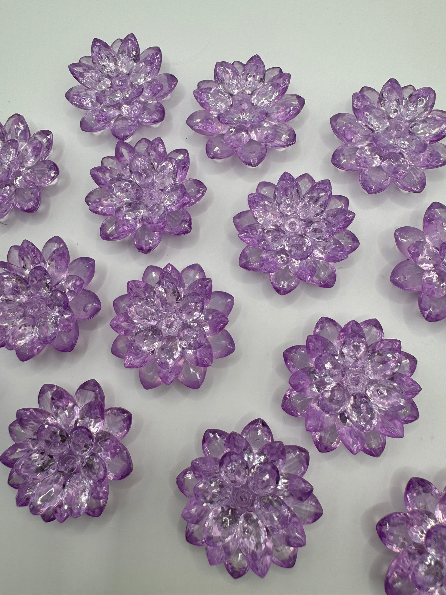 Lotus Flower Stacked Bead