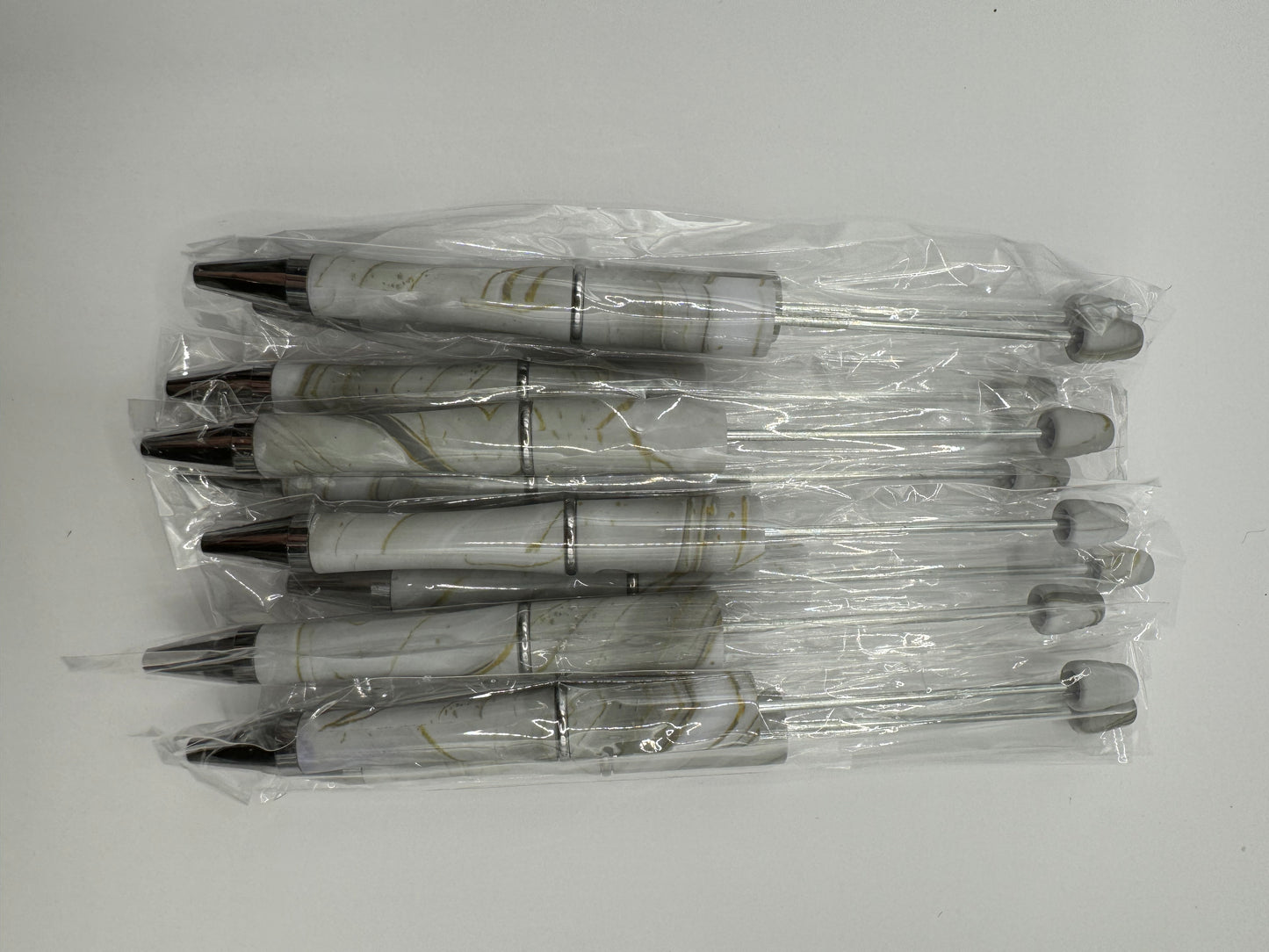 Pack of 5 Grey Marble DIY Pens