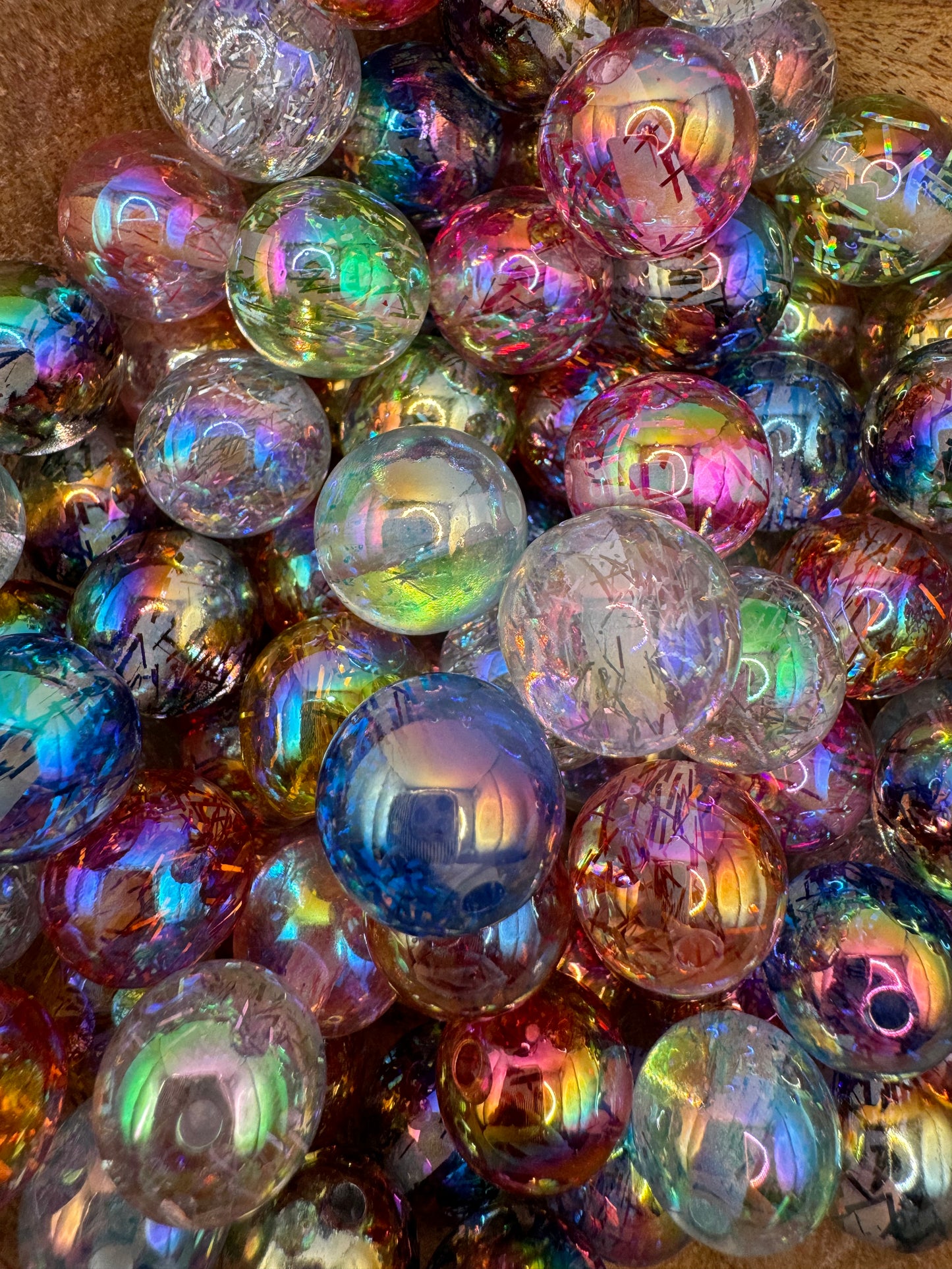 16mm Mixed Confetti Bead