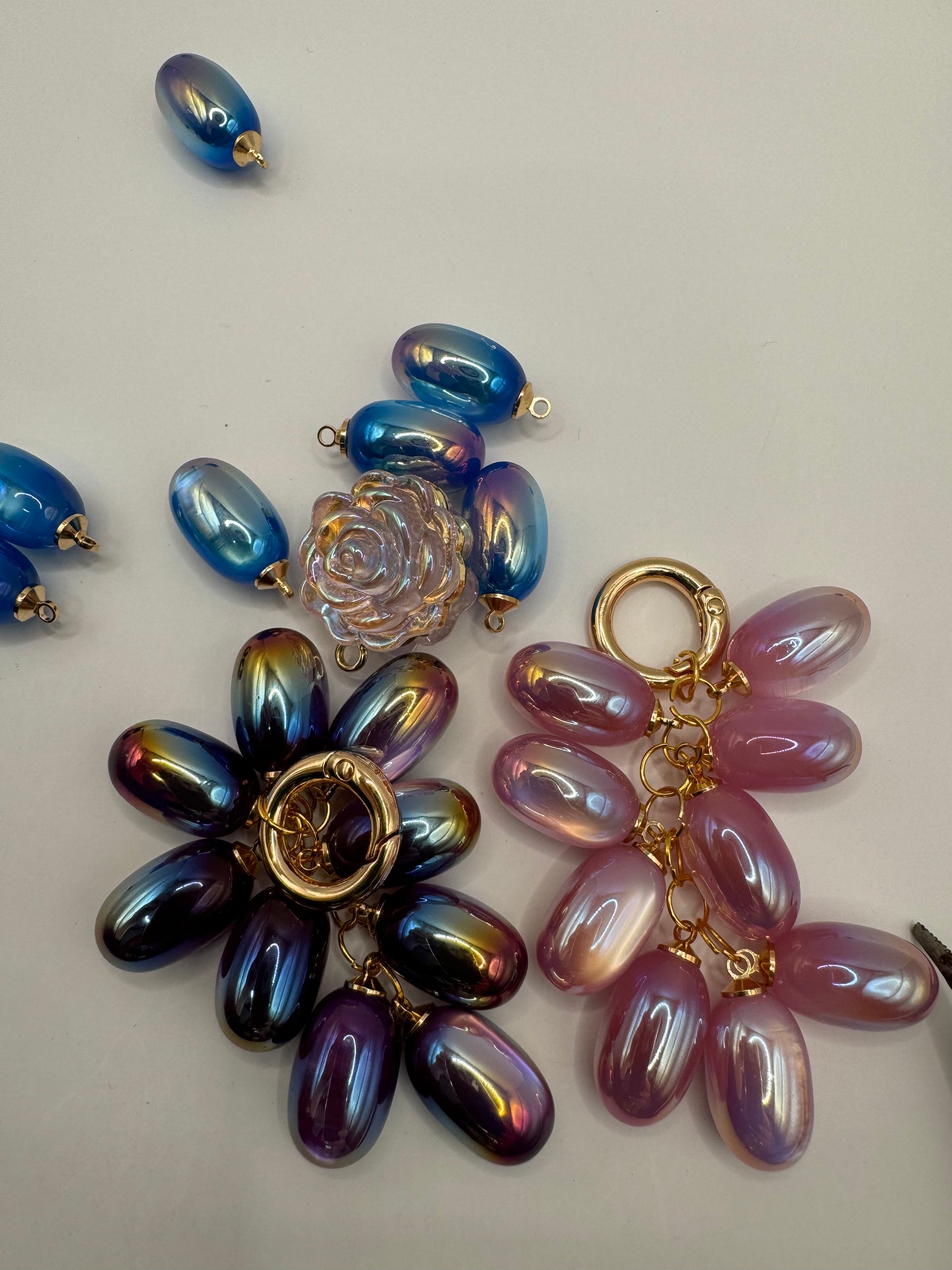 Mixed Color Bean Craft Beads