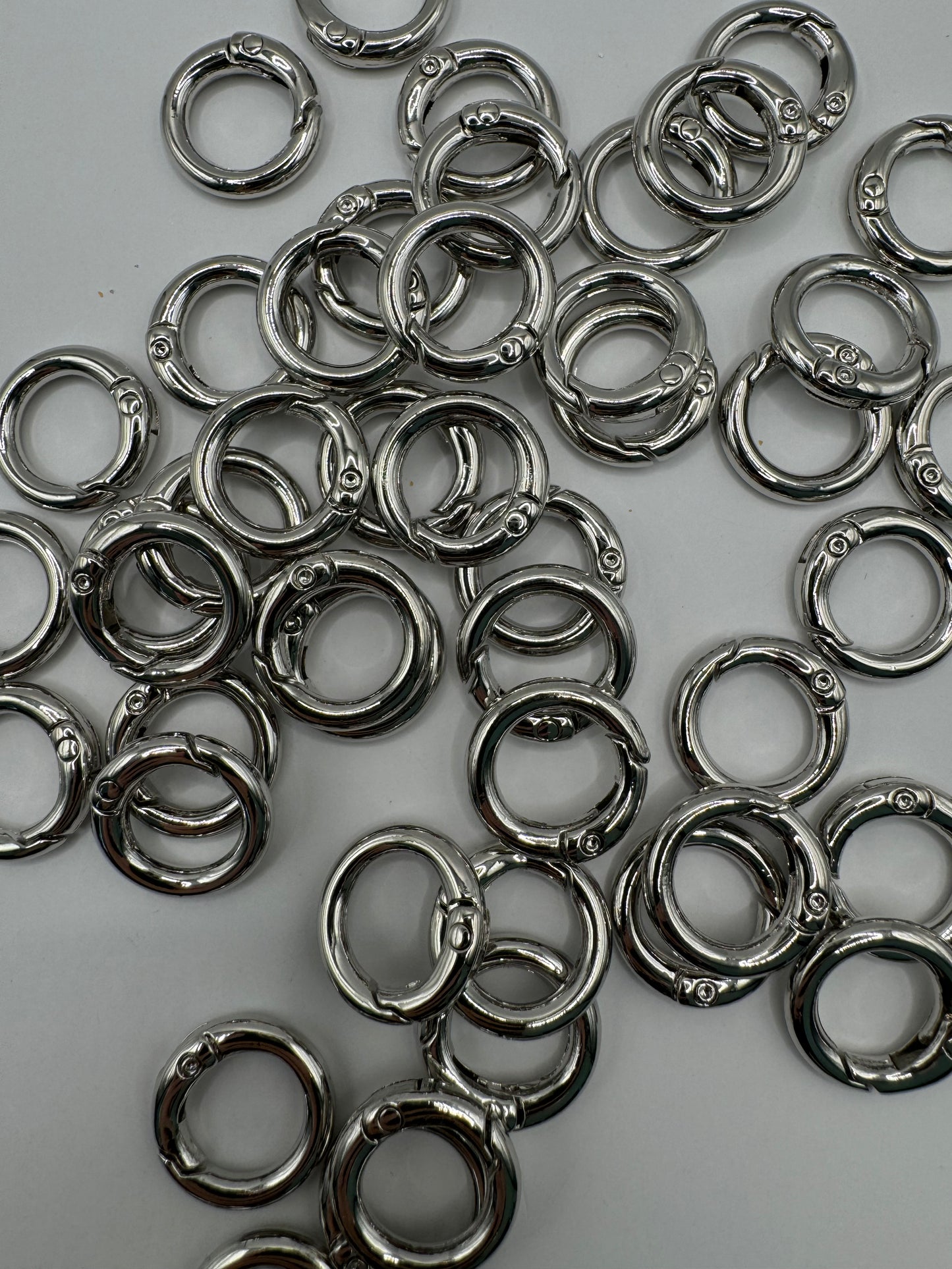 20MM Silver Metal Hinge Ring