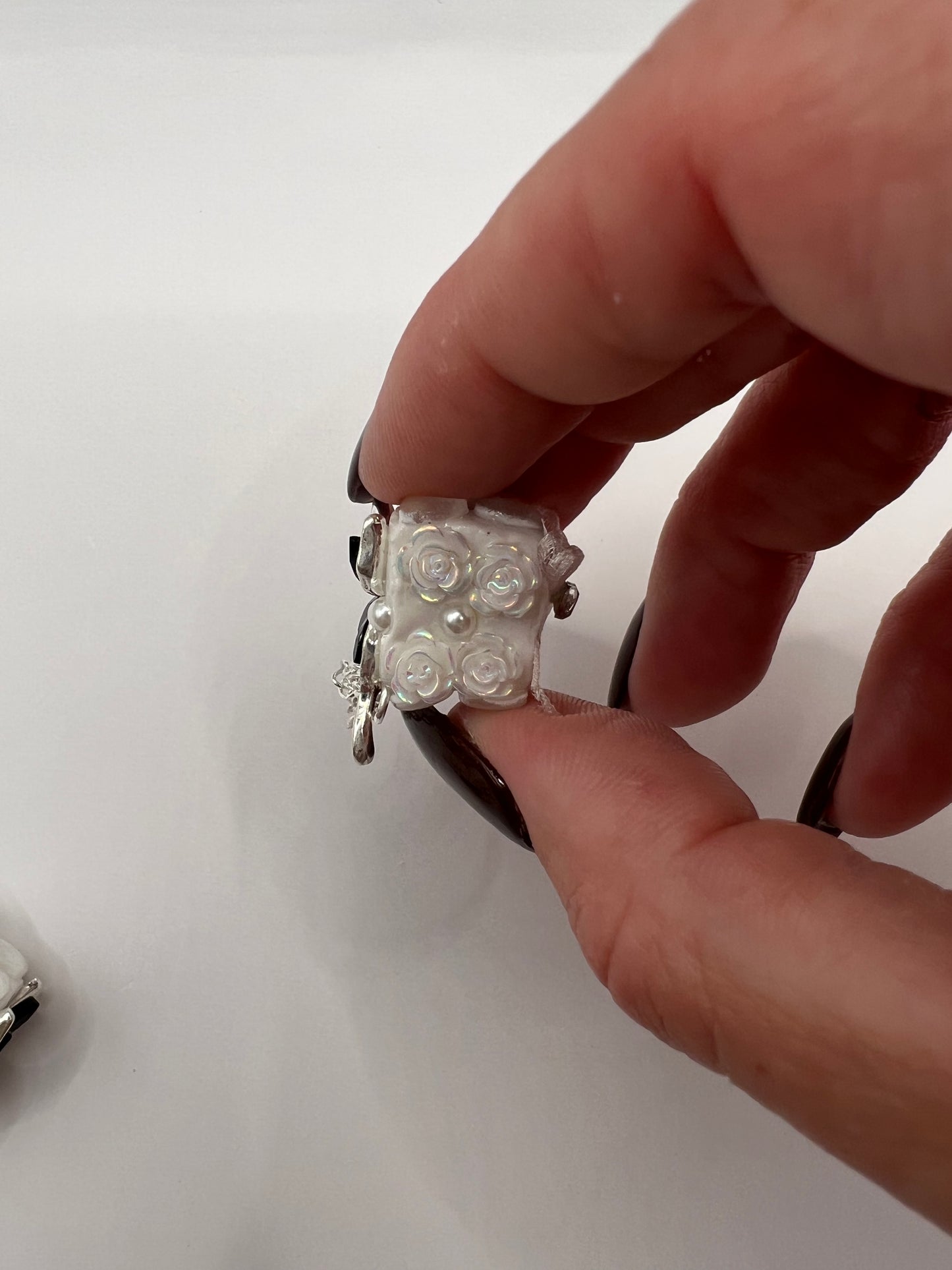 White Cube with Black Butterfly