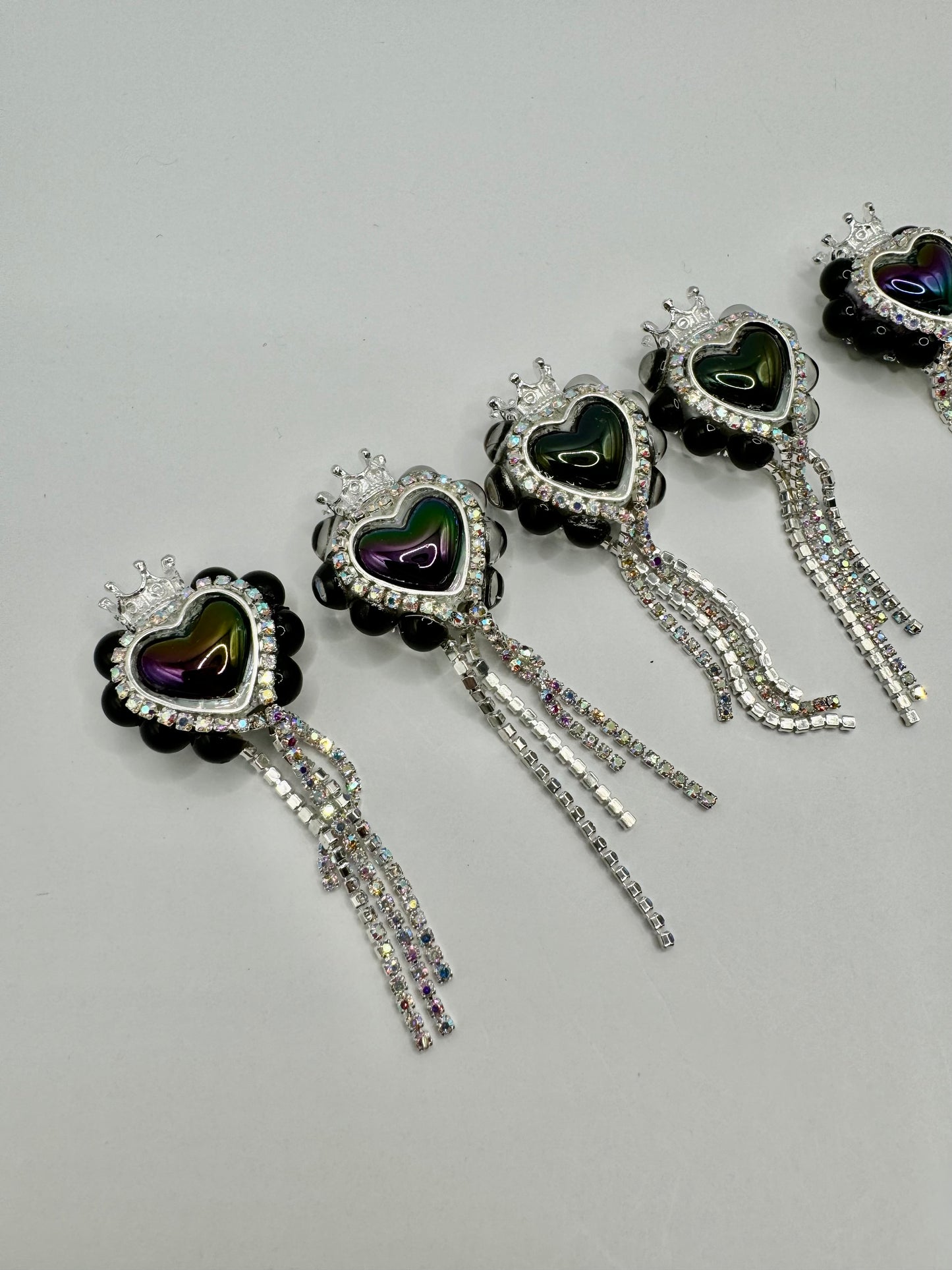 Black Heart with Crown