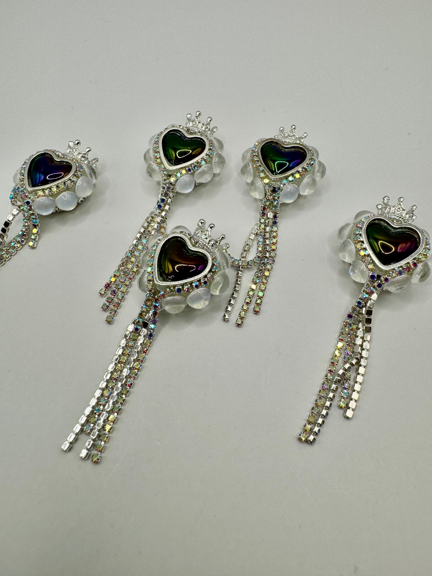 Black Heart with Clear Edge