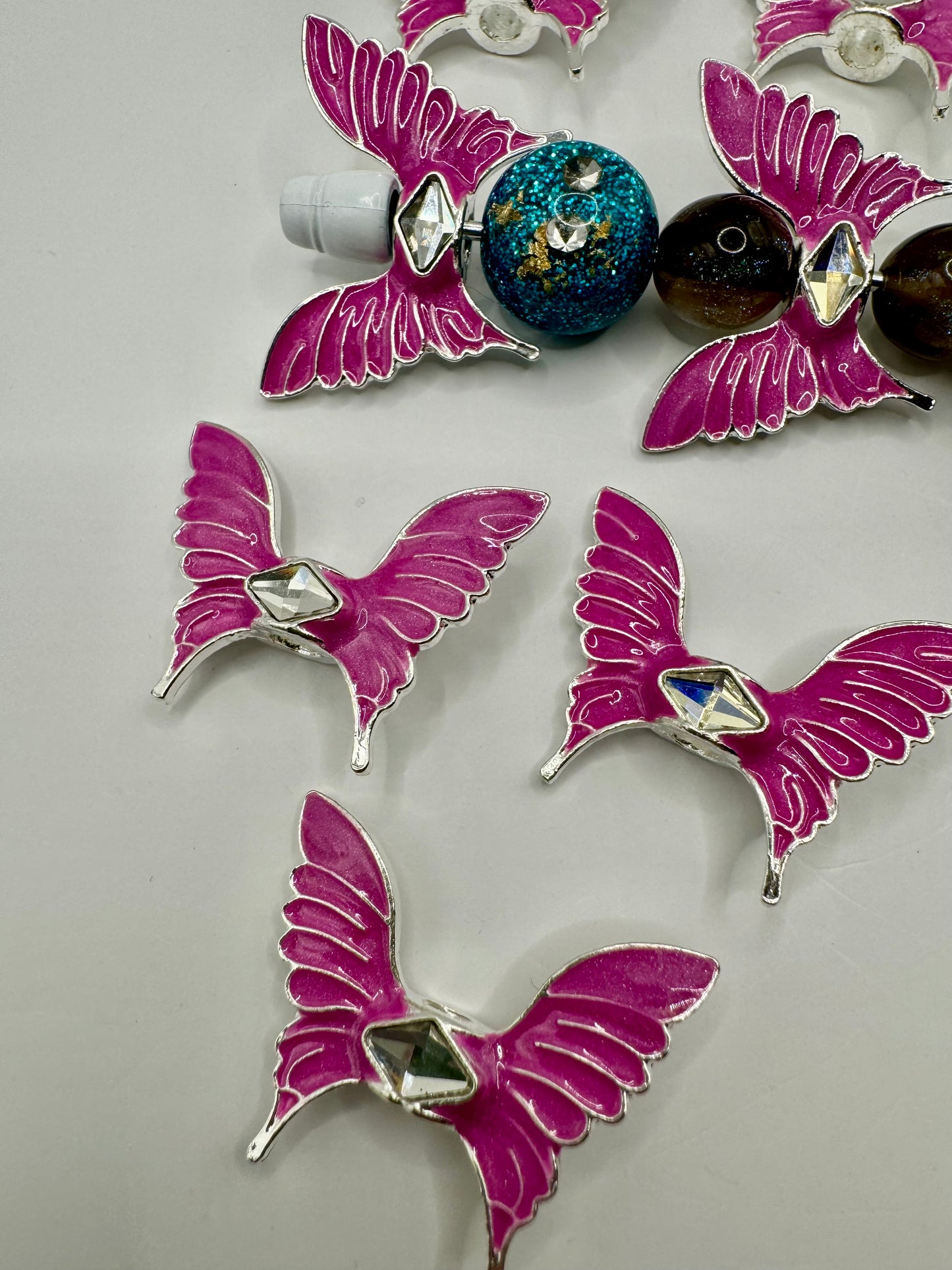 Pink Butterfly Spacer
