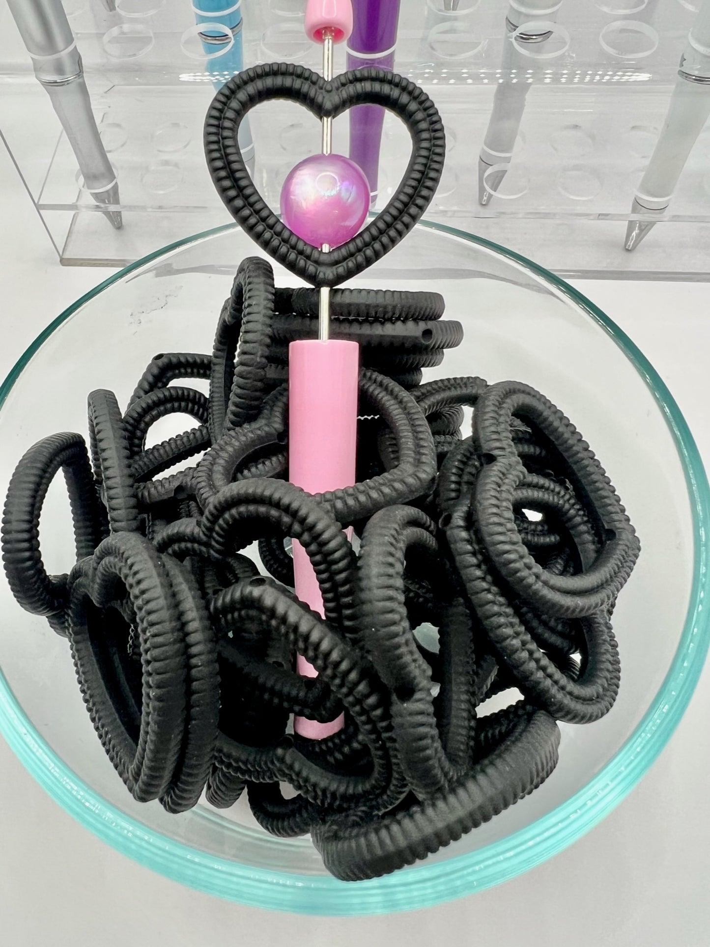 Black Matte Heart Frame