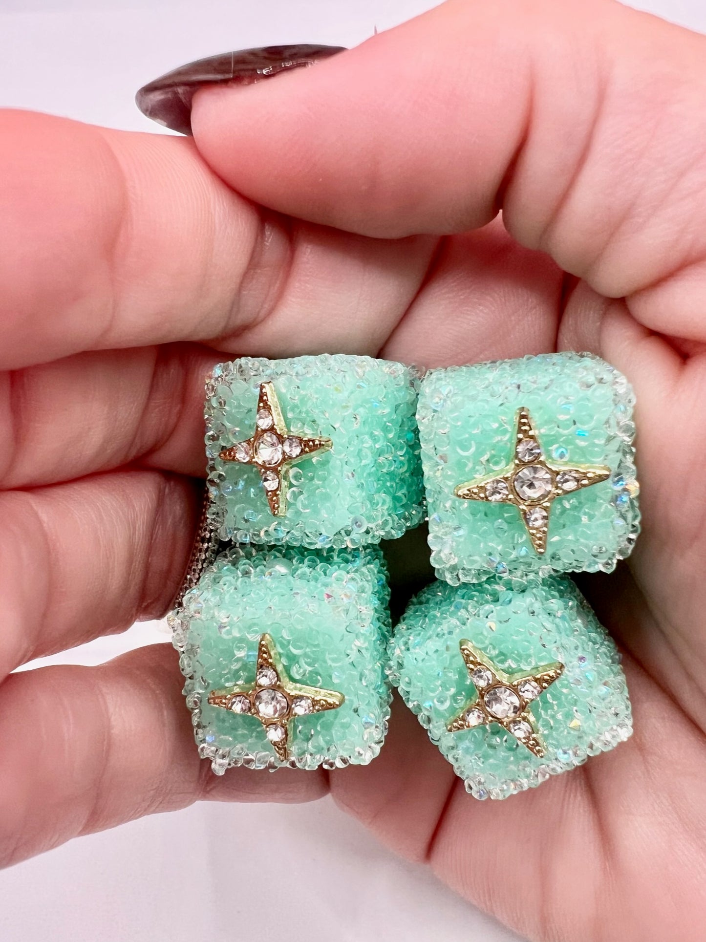 Mint Star Sugar Cube
