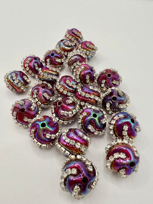 Color Changing Luminous Swirl Beads