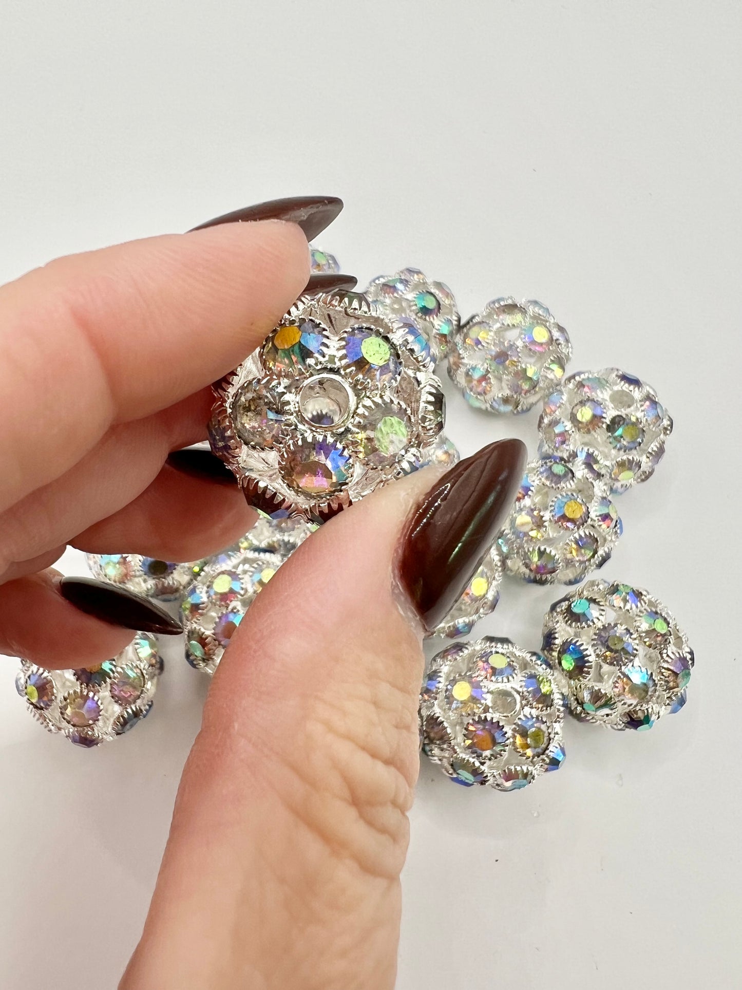 AB Large Rhinestone Bead