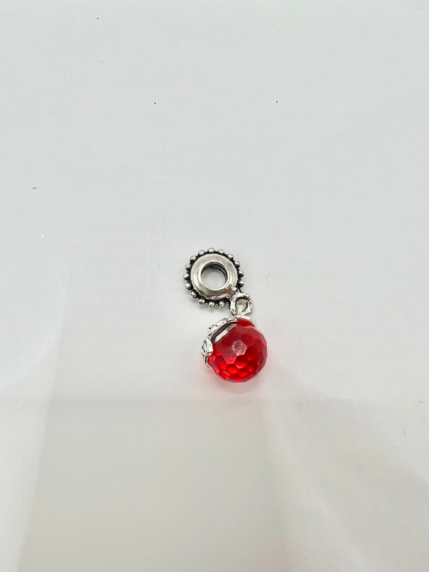 Red Crystal Stone Charm