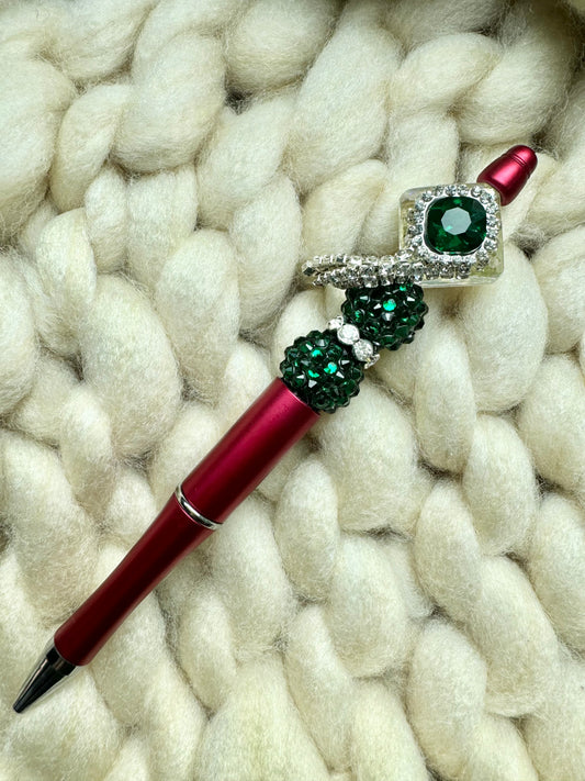 🌟Emerald Rhinestone Pen🌟