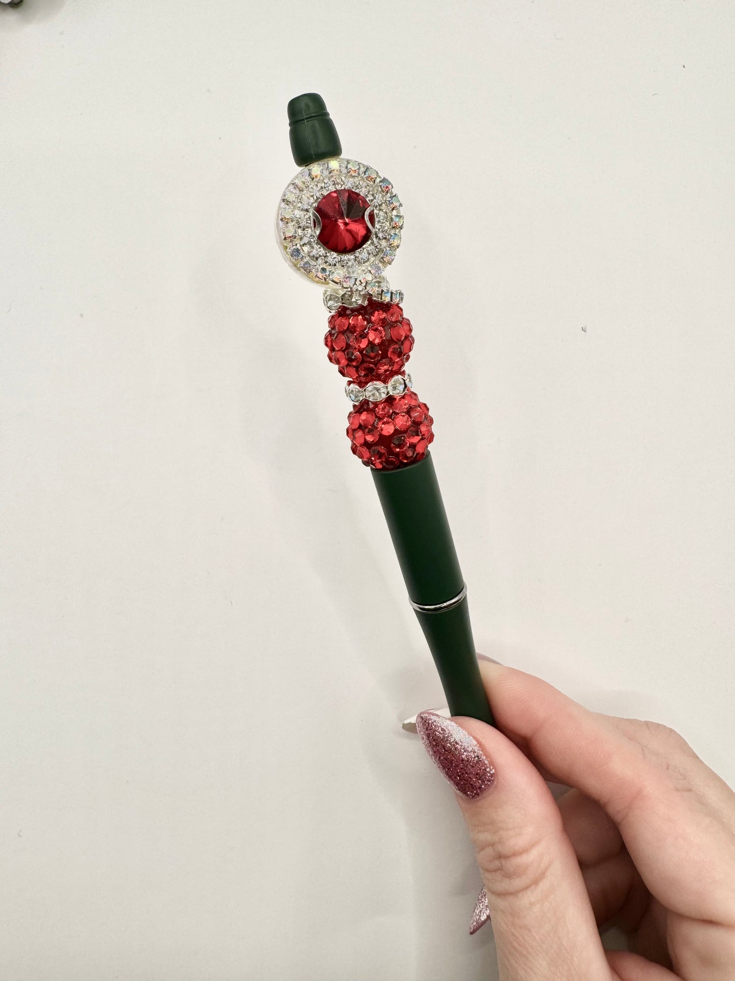 Red Rhinestone Pen