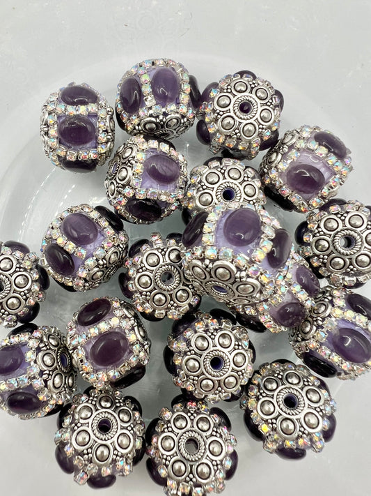 Purple Stone Bead