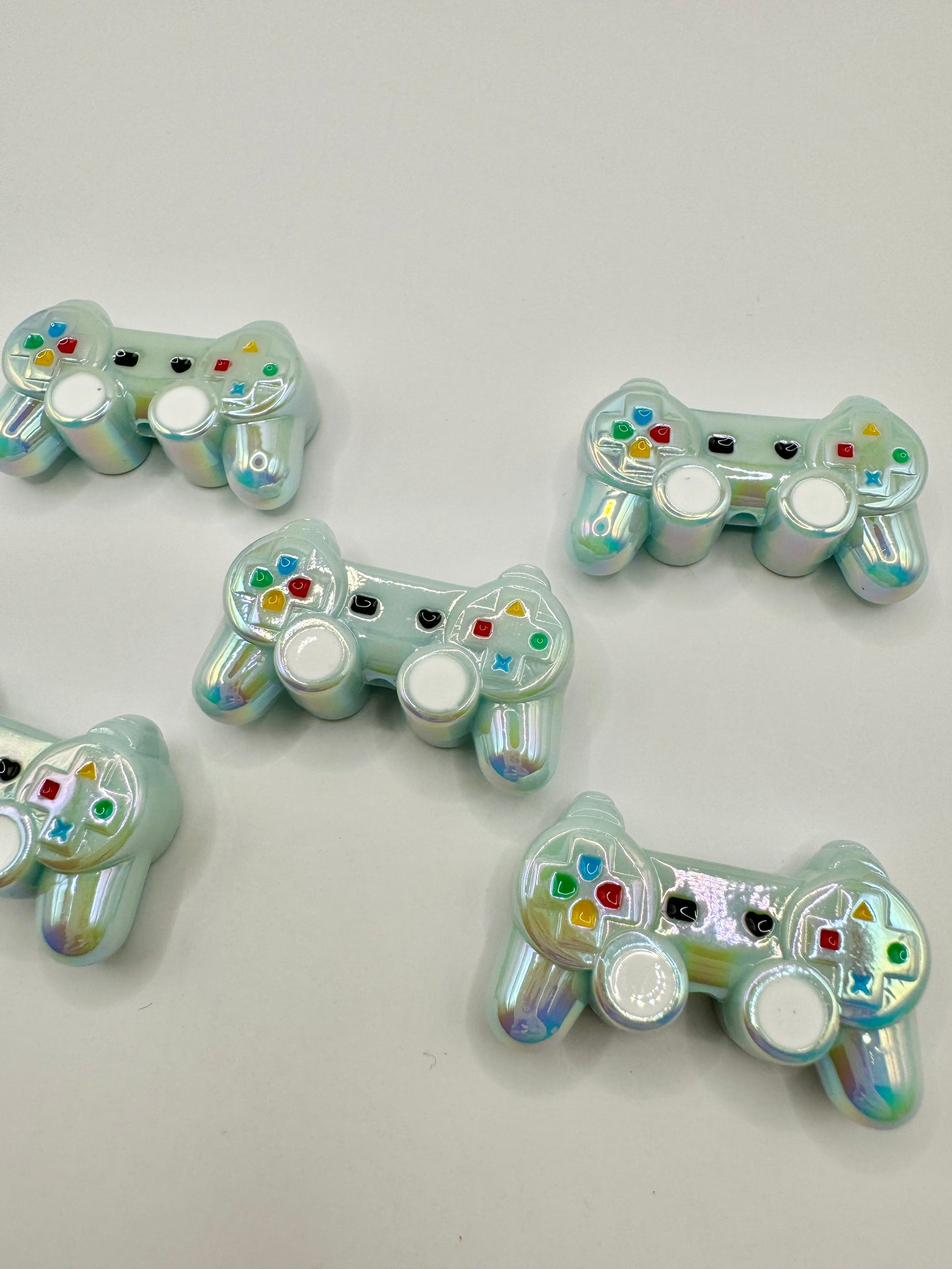 Blue Game Remote Bead