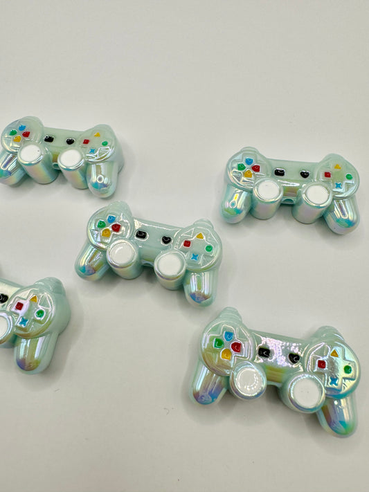 Blue Game Remote Bead