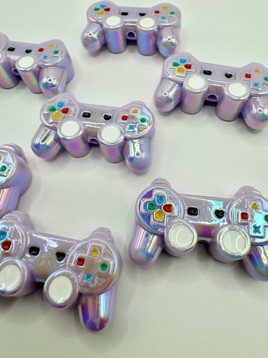 Purple Game Remote Bead