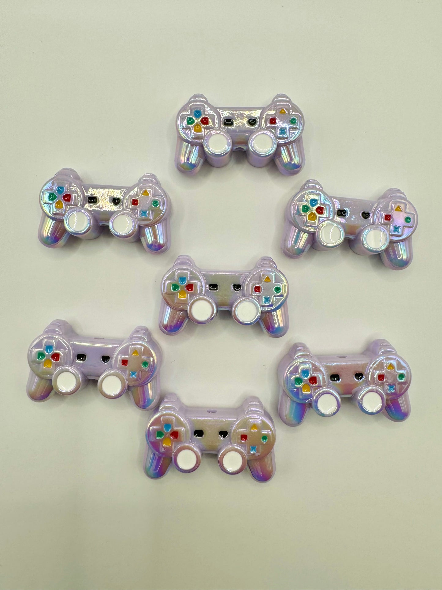 Purple Game Remote Bead