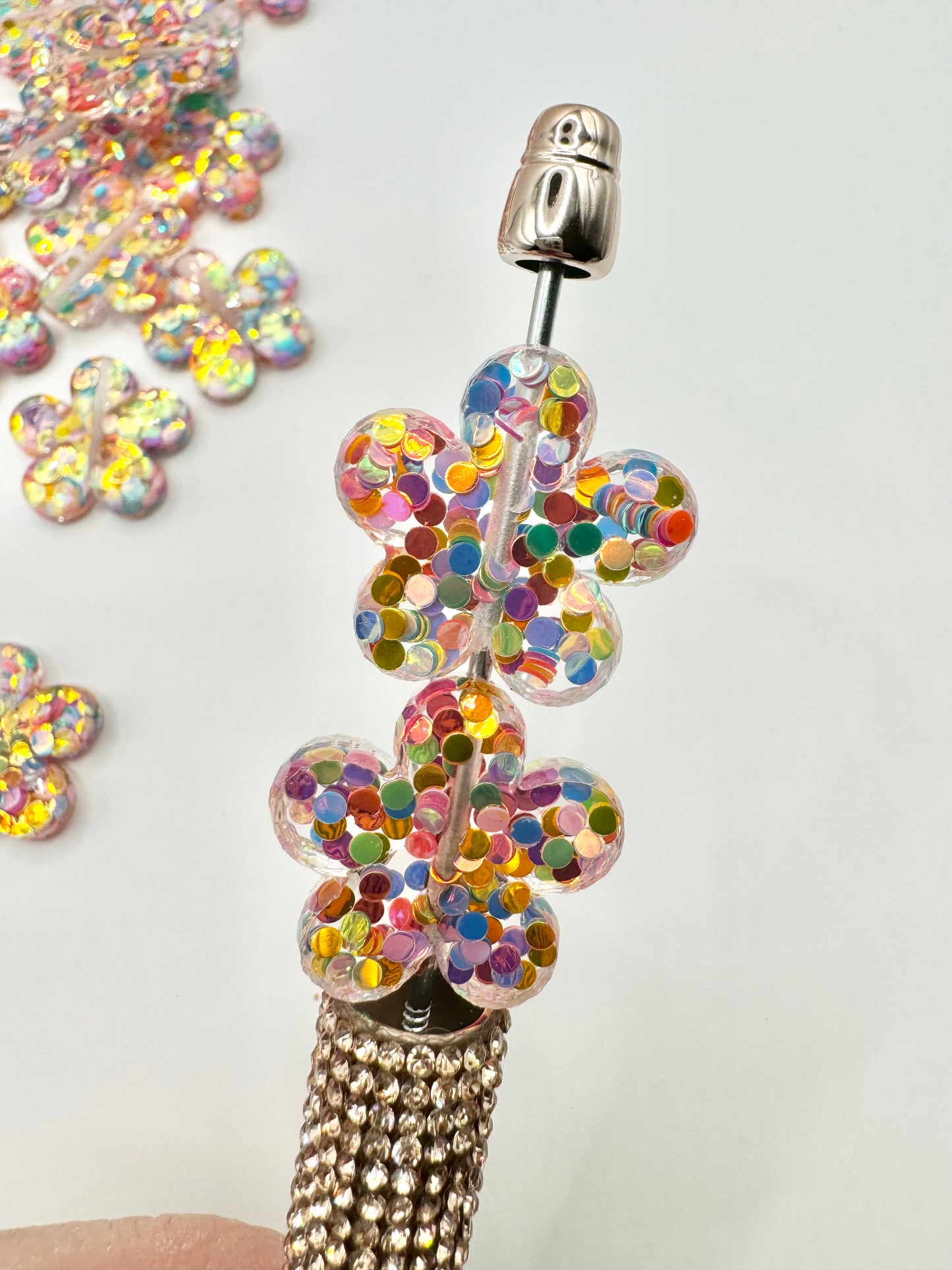 Confetti Flower Bead