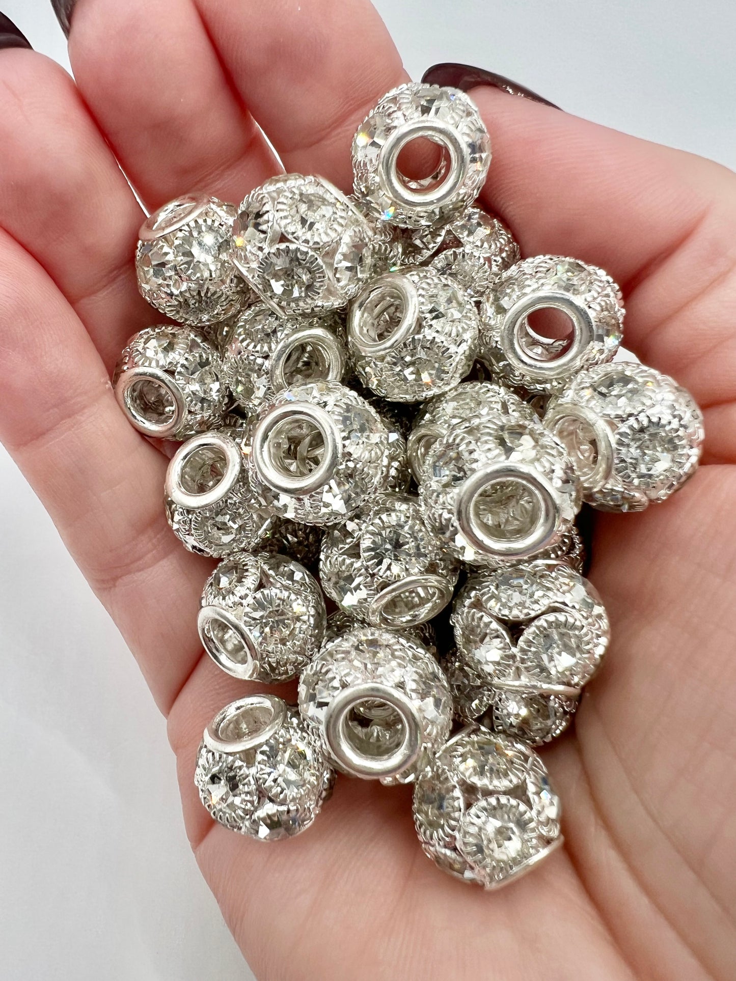 Rhinestone Spacer Beads