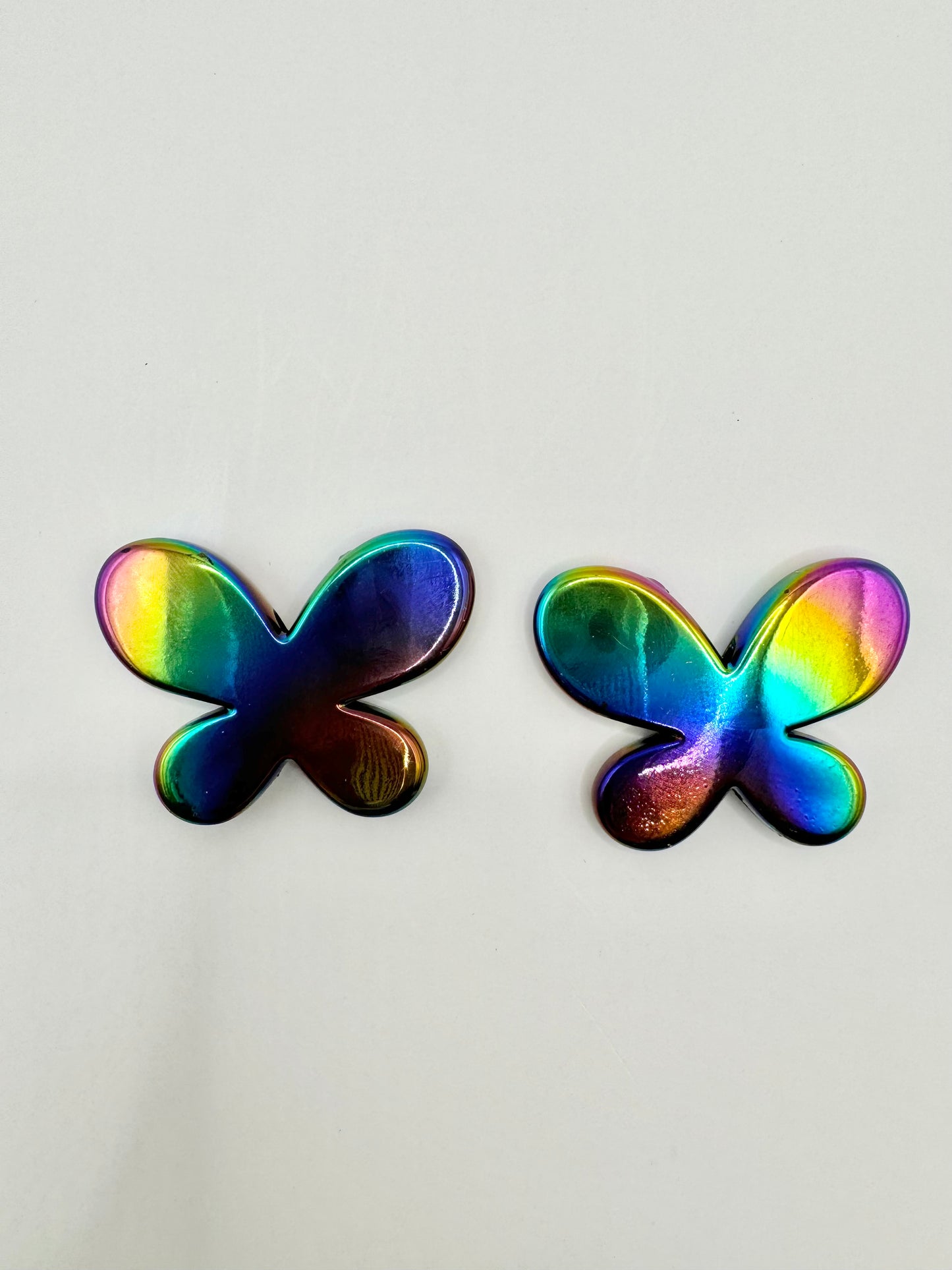 Flat Iridescent Black Butterflies