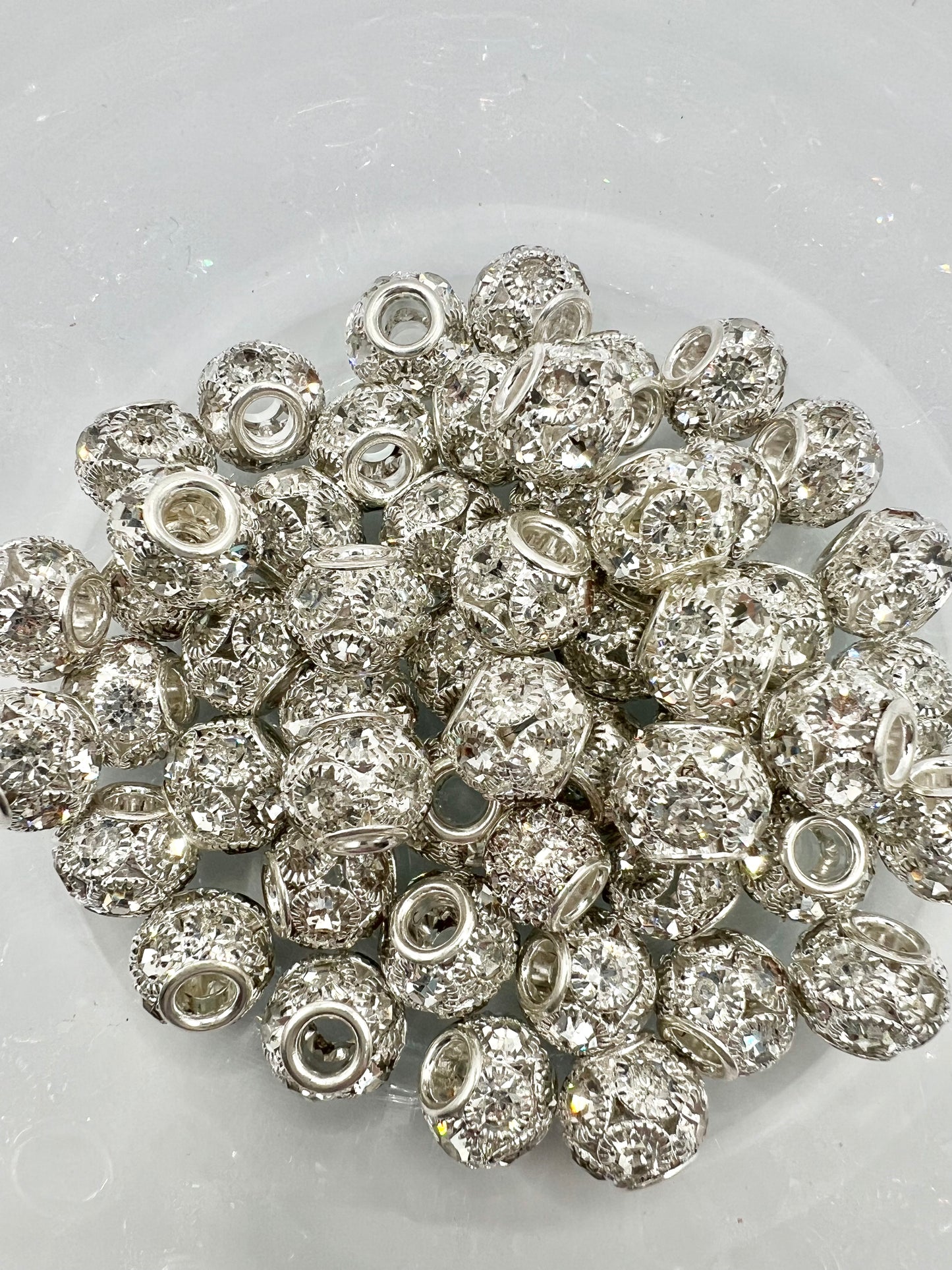 Rhinestone Spacer Beads