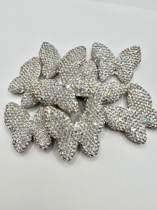 AB Rhinestone Acrylic Butterfly