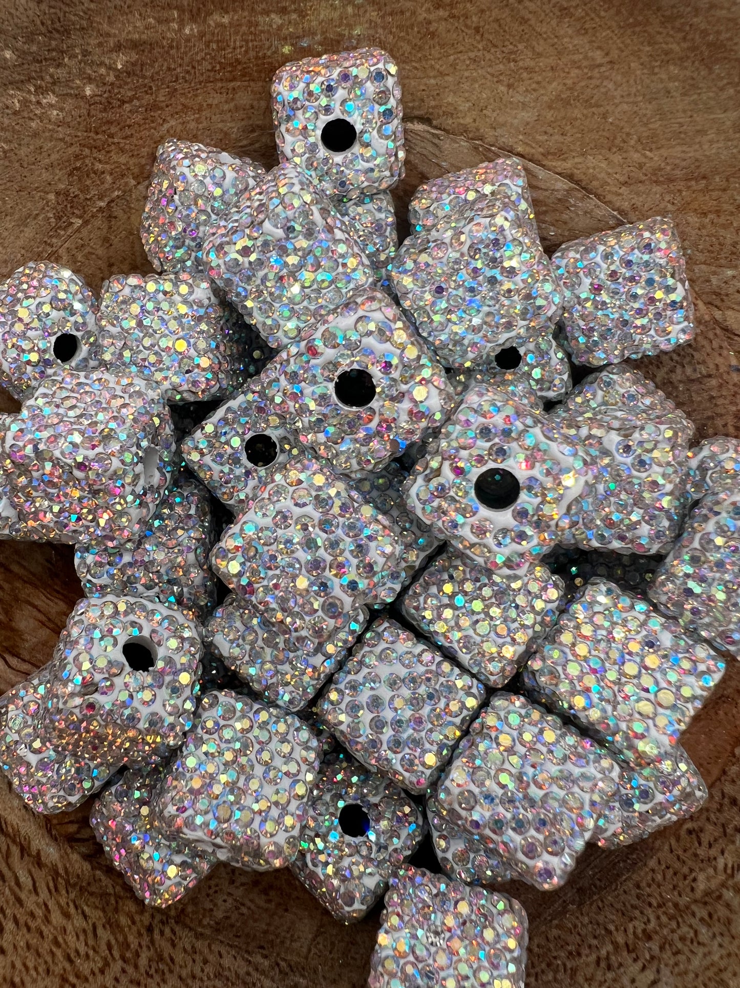 AB Rhinestone Cube