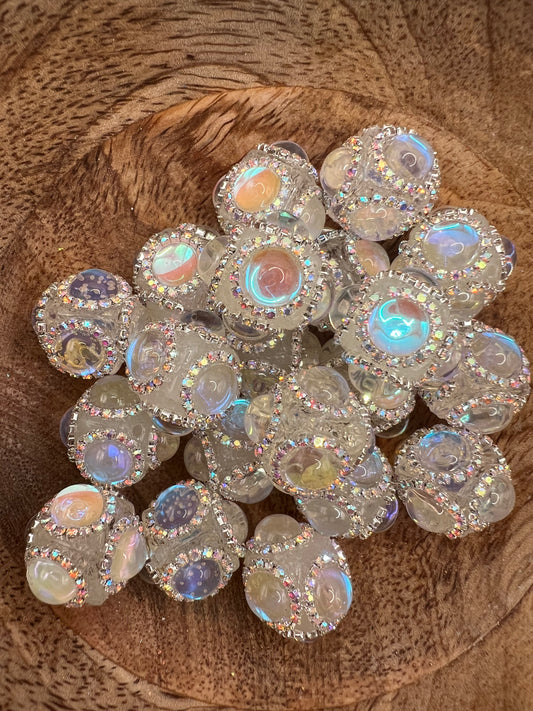 Clear Bubble Bead Topper