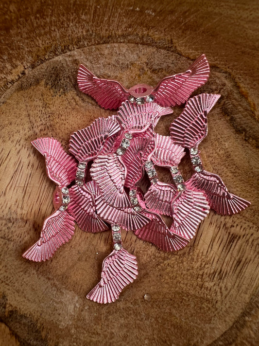 Pink Angel Wing Spacer