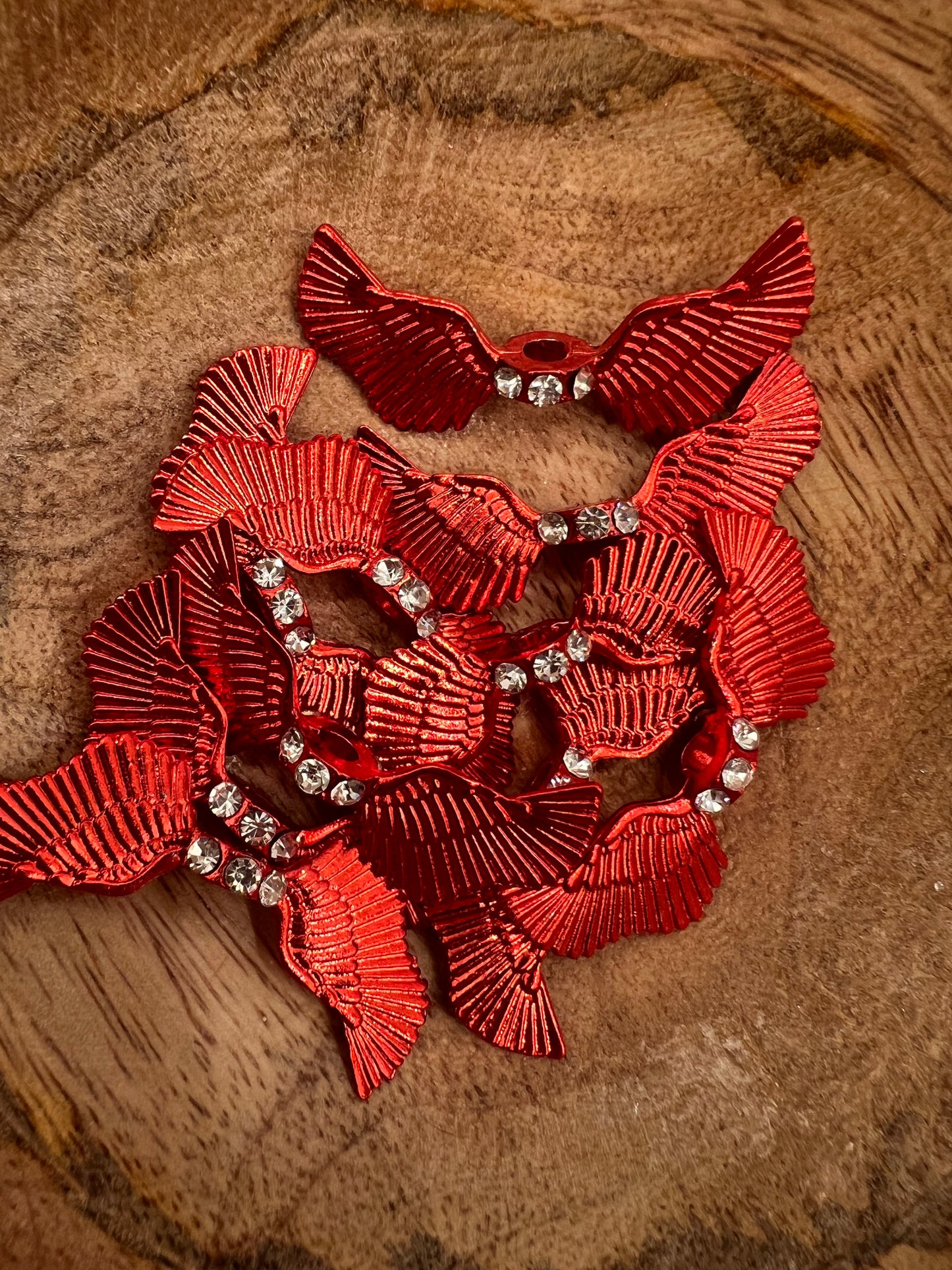 Red Angel Wing Spacers