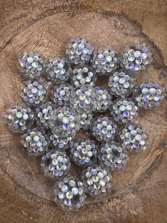 15mm AB Rhinestone Bead