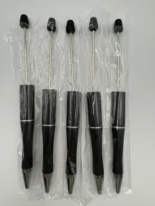 Pack of 5 Solid Black DIY Pens