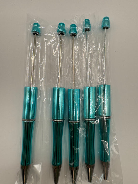 Pack of 5 Turquoise DIY Pens