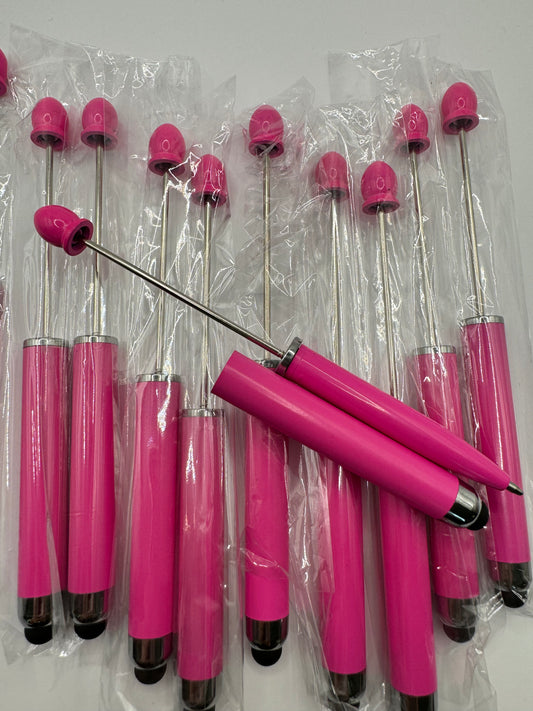 DIY Hot Pink Stylus Pen