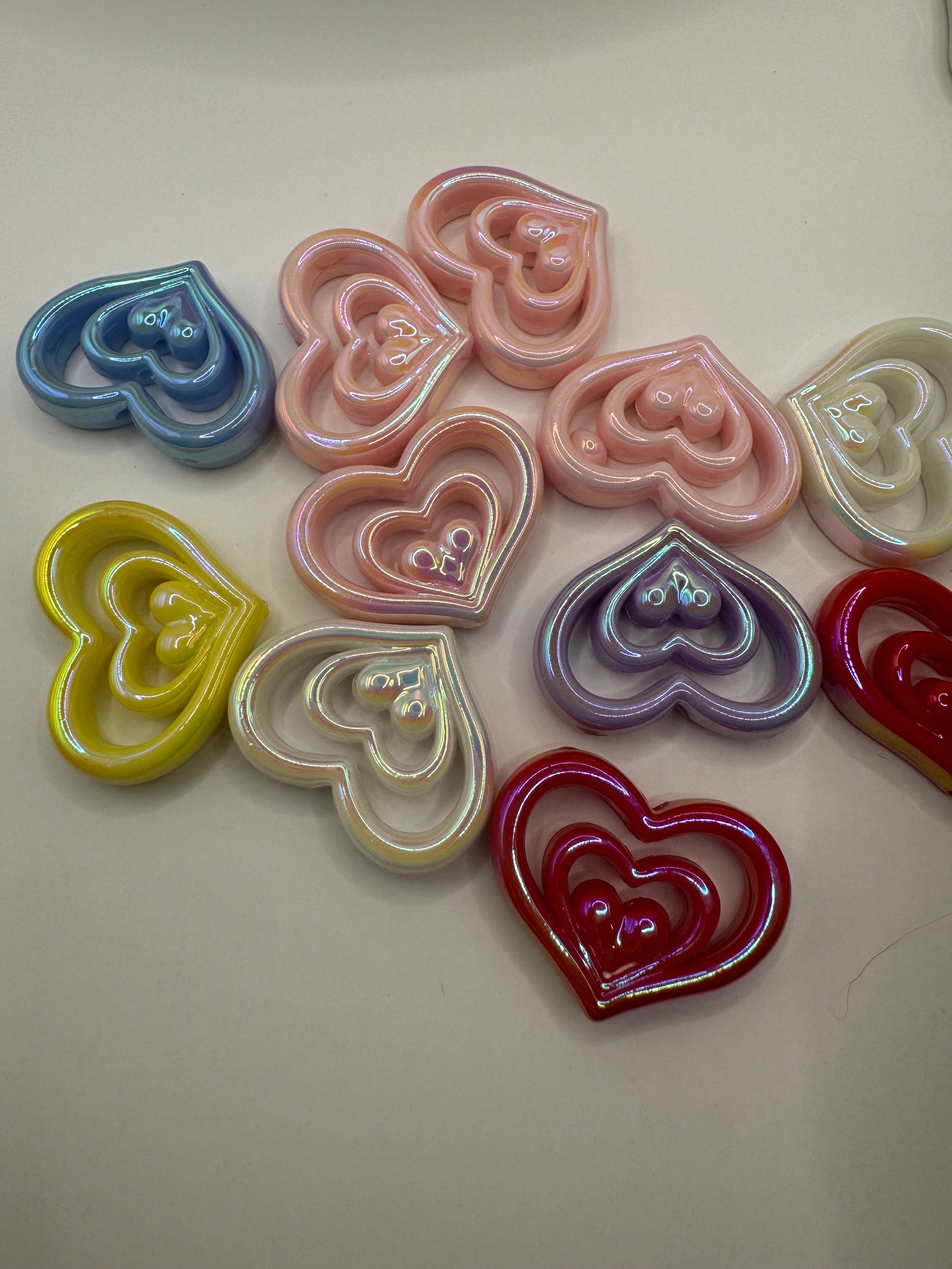 Mix Heart Beads