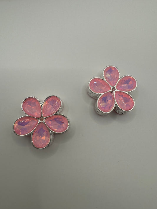 Metal Colored Flower Bead