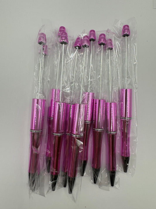 Pack of 5 Metallic Pink DIY Pens