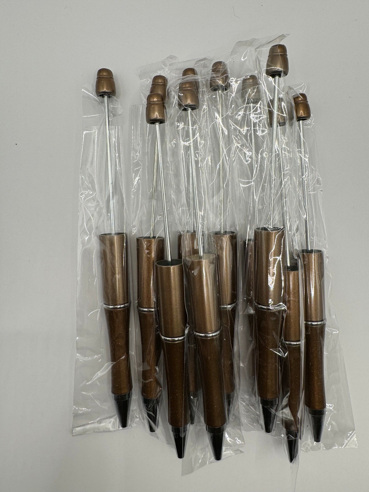 Pack of 5 Brown Glitter DIY Pens