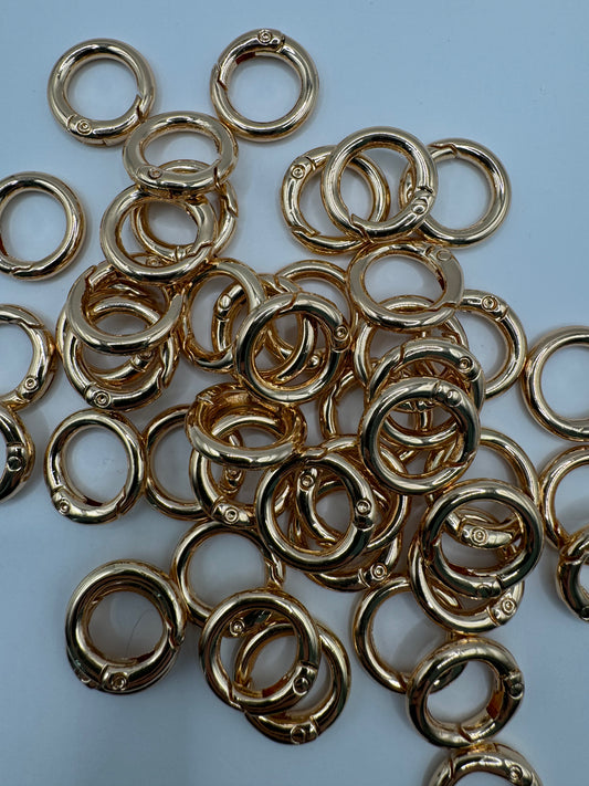 20MM Gold Metal Hinge Ring