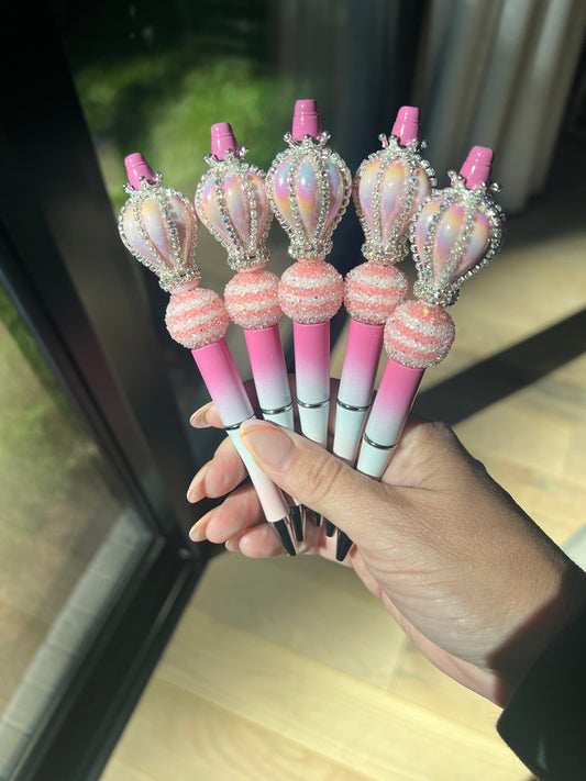 Pink Hot Air Balloon Pen