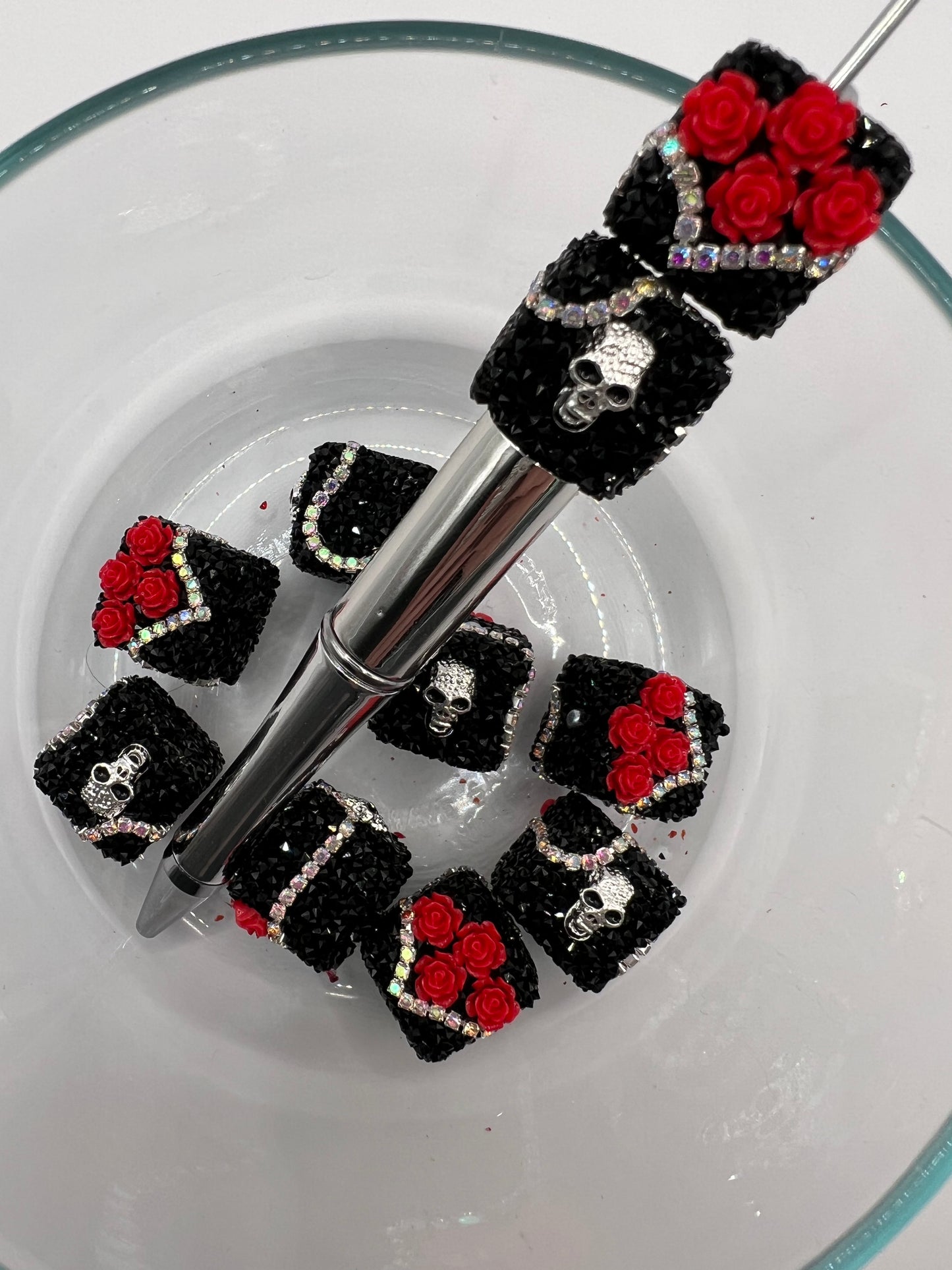 Skull Sugar Cube Bead