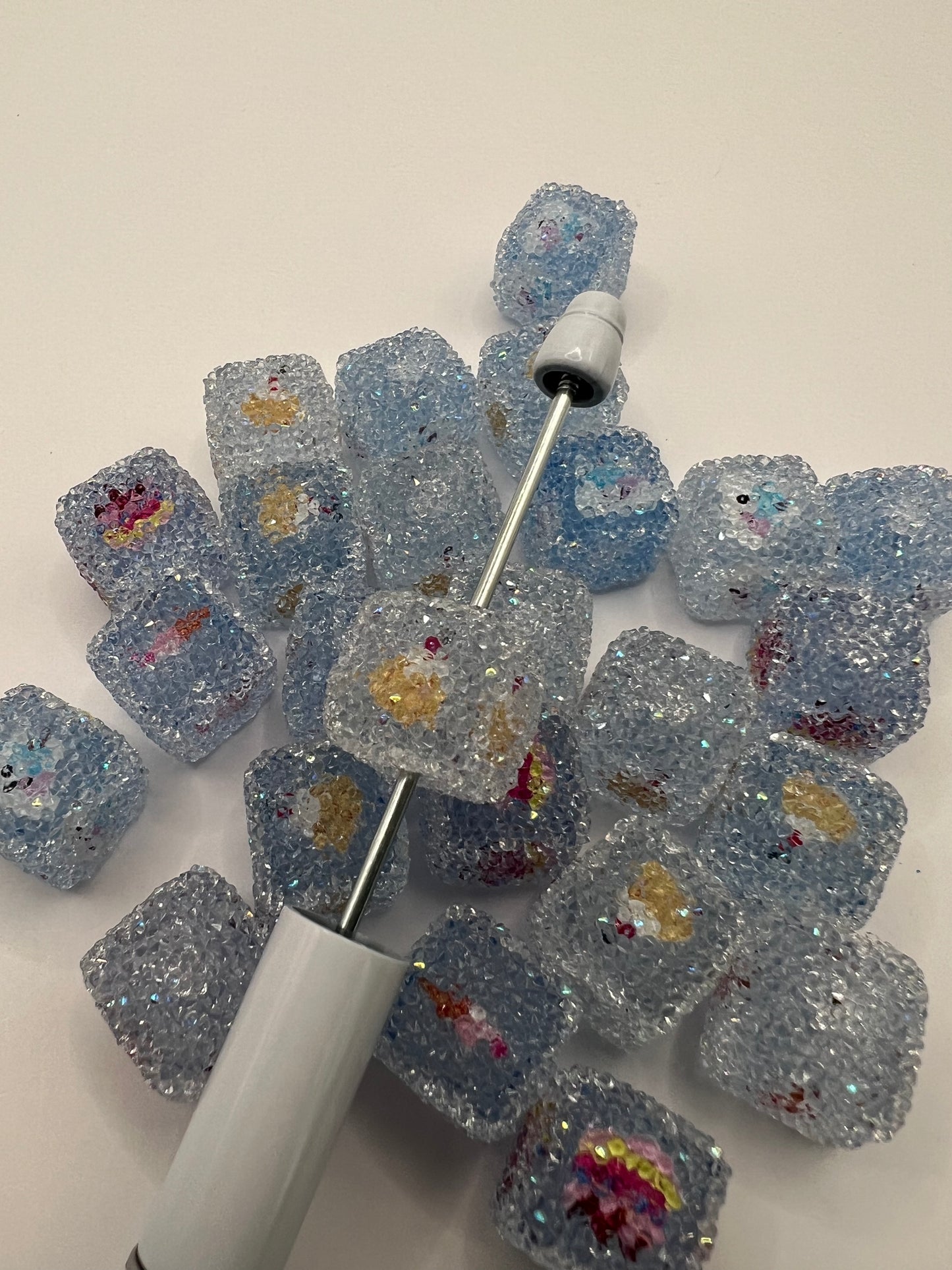 Blue Cupcake Sugar Cubes